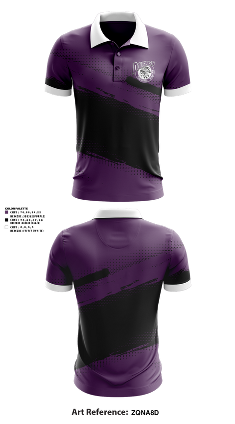Short Sleeve Performance Polo, Douglass Fighting Indians Cheer, Cheer, Teamtime, Team time, sublimation, custom sports apparel, team uniforms, spirit wear, spiritwear, sports uniforms, custom shirts, team store, custom team store, fundraiser sports, apparel fundraiser