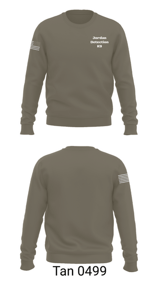 Crew Neck Sweatshirt, Jordan Detection K9, Police, Teamtime, Team time, sublimation, custom sports apparel, team uniforms, spirit wear, spiritwear, sports uniforms, custom shirts, team store, custom team store, fundraiser sports, apparel fundraiser