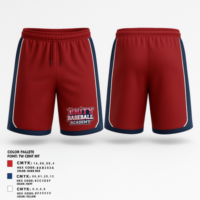 Unity Baseball Academy 90512251 Athletic Shorts With Pockets - 5