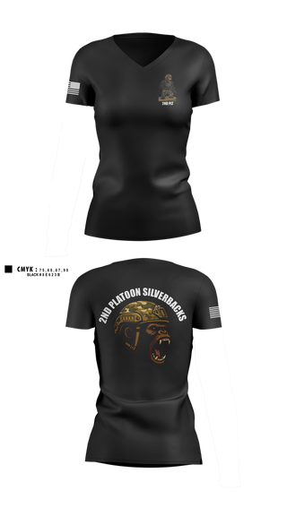 Womens Short Sleeve Vneck Shirt, 1136th MP Co, , Teamtime, Team time, sublimation, custom sports apparel, team uniforms, spirit wear, spiritwear, sports uniforms, custom shirts, team store, custom team store, fundraiser sports, apparel fundraiser