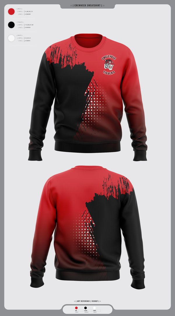 Crew Neck Sweatshirt, Circleville Tigers, Spirit Store, Teamtime, Team time, sublimation, custom sports apparel, team uniforms, spirit wear, spiritwear, sports uniforms, custom shirts, team store, custom team store, fundraiser sports, apparel fundraiser