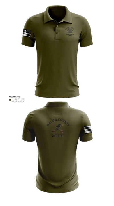 Walker County Sheriff SOG Team 13437344 Short Sleeve Performance Polo - 21