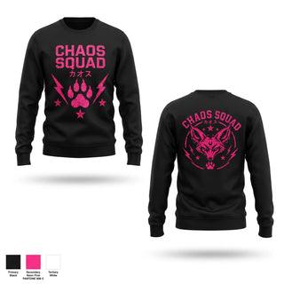 Crew Neck Sweatshirt, Choas unit, E-Sports, Teamtime, Team time, sublimation, custom sports apparel, team uniforms, spirit wear, spiritwear, sports uniforms, custom shirts, team store, custom team store, fundraiser sports, apparel fundraiser