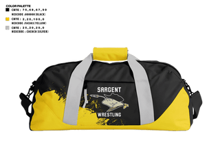 Duffle Bag, Sargent Farmers, Wrestling, Teamtime, Team time, sublimation, custom sports apparel, team uniforms, spirit wear, spiritwear, sports uniforms, custom shirts, team store, custom team store, fundraiser sports, apparel fundraiser