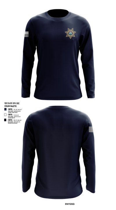 Hamilton County Sheriffs Office SURT 9289394 Long Sleeve Performance Shirt 101
