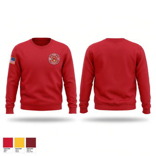 Crew Neck Sweatshirt, Kake Volunteer Fire Department, Fire Department, Teamtime, Team time, sublimation, custom sports apparel, team uniforms, spirit wear, spiritwear, sports uniforms, custom shirts, team store, custom team store, fundraiser sports, apparel fundraiser