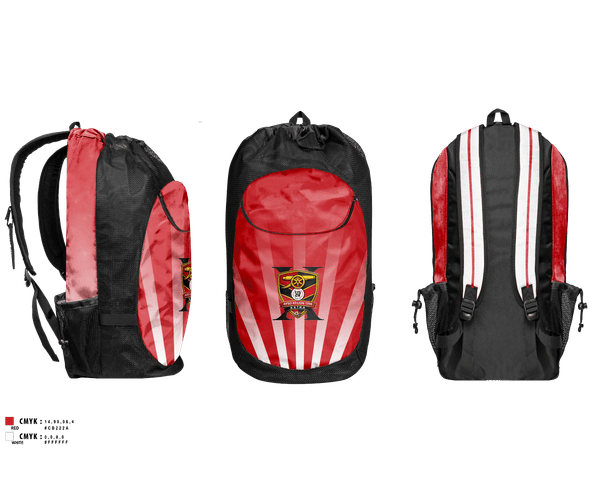 Gear Bag, Region 1398 Arsenal, Men's Soccer, Teamtime, Team time, sublimation, custom sports apparel, team uniforms, spirit wear, spiritwear, sports uniforms, custom shirts, team store, custom team store, fundraiser sports, apparel fundraiser