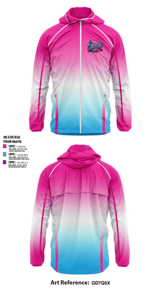 Windbreaker, She’s Elite, , Teamtime, Team time, sublimation, custom sports apparel, team uniforms, spirit wear, spiritwear, sports uniforms, custom shirts, team store, custom team store, fundraiser sports, apparel fundraiser