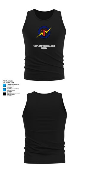 Tank Top, Tampa Bay Technical High School, Men's Basketball, Teamtime, Team time, sublimation, custom sports apparel, team uniforms, spirit wear, spiritwear, sports uniforms, custom shirts, team store, custom team store, fundraiser sports, apparel fundraiser