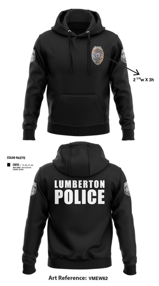 Hoodie, LUMBERTON POLICE, , Teamtime, Team time, sublimation, custom sports apparel, team uniforms, spirit wear, spiritwear, sports uniforms, custom shirts, team store, custom team store, fundraiser sports, apparel fundraiser