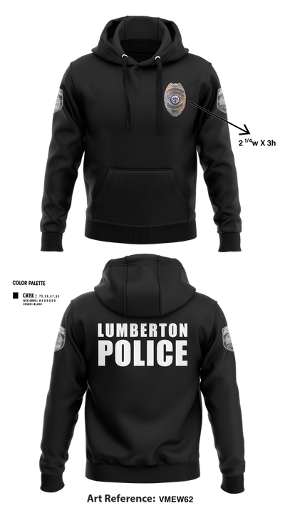 LUMBERTON POLICE 73149623 Hoodie - 103