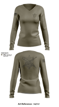 Emergency Response Team 61633465 Women's Long Sleeve V-neck Shirt - 2