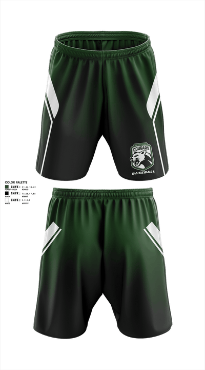 Bridesburg Cougars Athletic Association 5692142 Athletic Shorts With Pockets - 1
