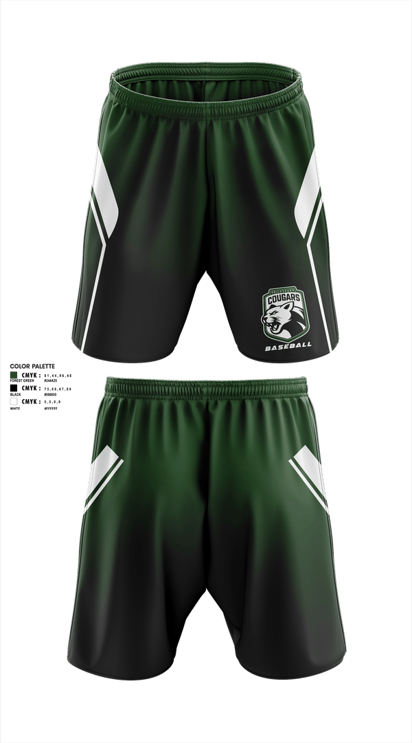 Athletic Shorts With Pockets, Bridesburg Cougars Athletic Association, Baseball, Teamtime, Team time, sublimation, custom sports apparel, team uniforms, spirit wear, spiritwear, sports uniforms, custom shirts, team store, custom team store, fundraiser sports, apparel fundraiser