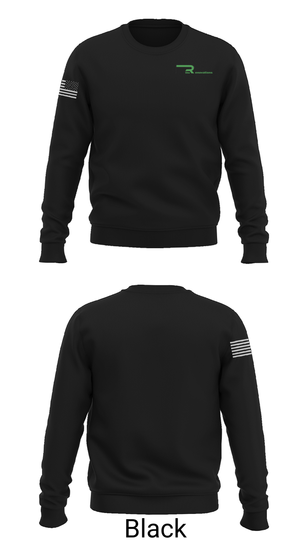 Crew Neck Sweatshirt, Elite Renovations, , Teamtime, Team time, sublimation, custom sports apparel, team uniforms, spirit wear, spiritwear, sports uniforms, custom shirts, team store, custom team store, fundraiser sports, apparel fundraiser