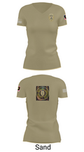 School officer 37316747 Women's Short Sleeve V-neck Shirt - 84