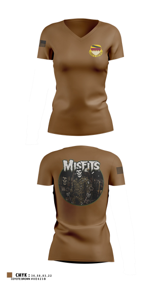Womens Short Sleeve Vneck Shirt, A Co, 115th BSB, 1CD, Army, Teamtime, Team time, sublimation, custom sports apparel, team uniforms, spirit wear, spiritwear, sports uniforms, custom shirts, team store, custom team store, fundraiser sports, apparel fundraiser