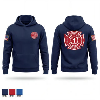 Hoodie, Carbon Volunteer Fire Department, Fire Department, Teamtime, Team time, sublimation, custom sports apparel, team uniforms, spirit wear, spiritwear, sports uniforms, custom shirts, team store, custom team store, fundraiser sports, apparel fundraiser
