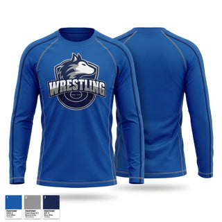 Long Sleeve Performance Shirt, Huskies, Wrestling, Teamtime, Team time, sublimation, custom sports apparel, team uniforms, spirit wear, spiritwear, sports uniforms, custom shirts, team store, custom team store, fundraiser sports, apparel fundraiser
