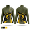 Fort Benning Lady Yellowjackets Quarter Zip Jacket - 1
