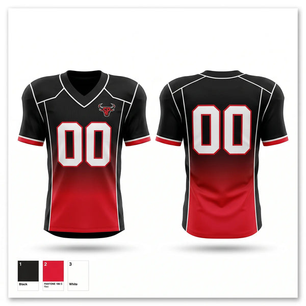 Football Jersey, Spanish Fort Toros, , Teamtime, Team time, sublimation, custom sports apparel, team uniforms, spirit wear, spiritwear, sports uniforms, custom shirts, team store, custom team store, fundraiser sports, apparel fundraiser