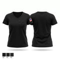 Kermit volunteer Fire Department Women's Short Sleeve V-neck Shirt - 1