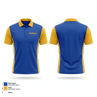 Short Sleeve Performance Polo, Newtown, Track & Field, Teamtime, Team time, sublimation, custom sports apparel, team uniforms, spirit wear, spiritwear, sports uniforms, custom shirts, team store, custom team store, fundraiser sports, apparel fundraiser