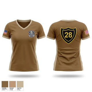 Womens Short Sleeve Vneck Shirt, Destroyer Squadron 28, Navy, Teamtime, Team time, sublimation, custom sports apparel, team uniforms, spirit wear, spiritwear, sports uniforms, custom shirts, team store, custom team store, fundraiser sports, apparel fundraiser