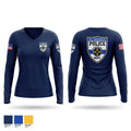 El dorado Police Department 32645397 Women's Long Sleeve V-neck Shirt - 1