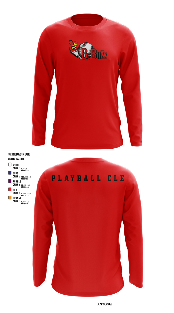 Long Sleeve Performance Shirt, B Buzz Baseball League, Baseball, Teamtime, Team time, sublimation, custom sports apparel, team uniforms, spirit wear, spiritwear, sports uniforms, custom shirts, team store, custom team store, fundraiser sports, apparel fundraiser