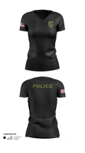 Peebles Police Department Women's Short Sleeve V-neck Shirt - 33
