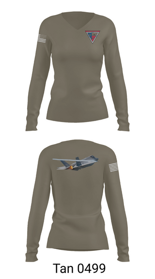 Womens Long Sleeve Vneck Shirt, NAS JRB FORT WORTH, , Teamtime, Team time, sublimation, custom sports apparel, team uniforms, spirit wear, spiritwear, sports uniforms, custom shirts, team store, custom team store, fundraiser sports, apparel fundraiser