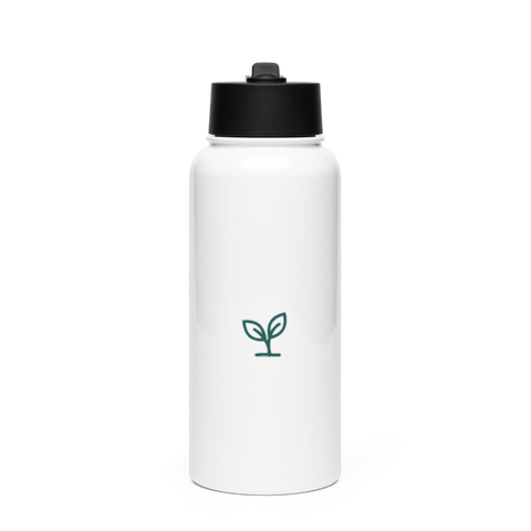 Tattva waves 65445608 Stainless Steel Water Bottle with a Straw Lid