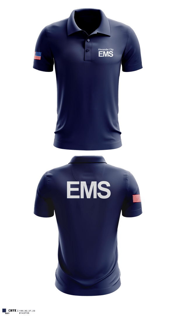 Short Sleeve Performance Polo, Alexander City EMS, EMS/EMT, Teamtime, Team time, sublimation, custom sports apparel, team uniforms, spirit wear, spiritwear, sports uniforms, custom shirts, team store, custom team store, fundraiser sports, apparel fundraiser