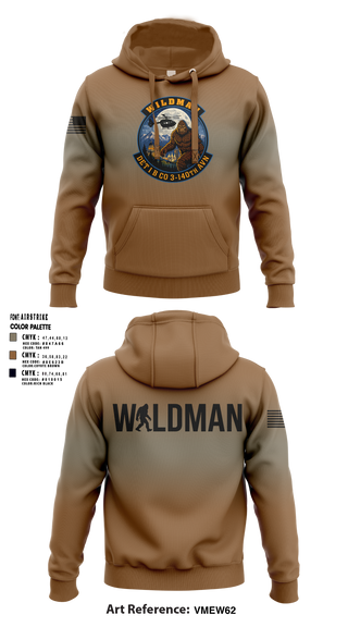 Hoodie, Wildman, National Guard, Teamtime, Team time, sublimation, custom sports apparel, team uniforms, spirit wear, spiritwear, sports uniforms, custom shirts, team store, custom team store, fundraiser sports, apparel fundraiser