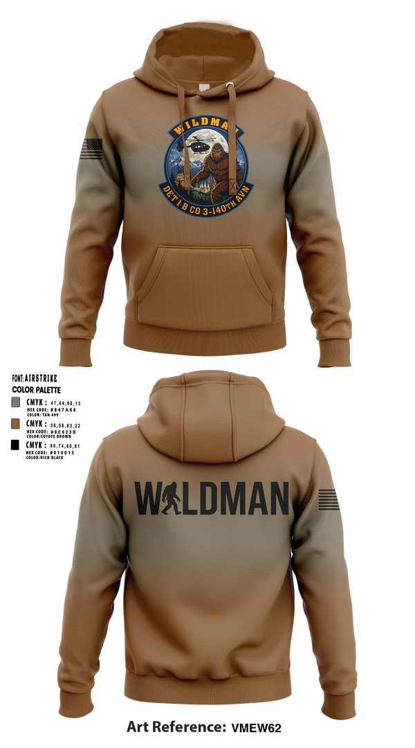 Hoodie, Wildman, National Guard, Teamtime, Team time, sublimation, custom sports apparel, team uniforms, spirit wear, spiritwear, sports uniforms, custom shirts, team store, custom team store, fundraiser sports, apparel fundraiser