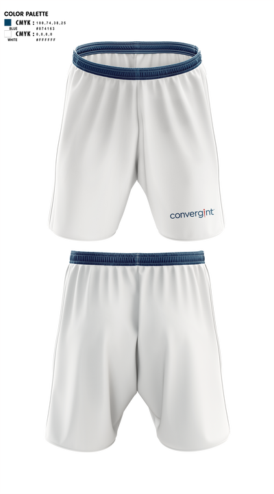 Convergint Pelotonia 24503229 Athletic Shorts With Pockets - 1