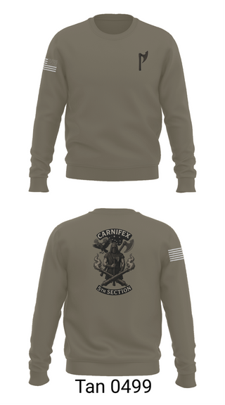 Crew Neck Sweatshirt, 2-8 FA, C BTRY, , Teamtime, Team time, sublimation, custom sports apparel, team uniforms, spirit wear, spiritwear, sports uniforms, custom shirts, team store, custom team store, fundraiser sports, apparel fundraiser