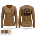 Willow Run Composite Squadron Women's Long Sleeve V-neck Shirt - 1
