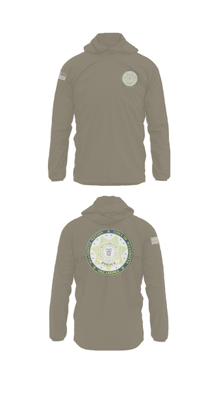 Windbreaker, Wyandotte Nation Police, Police, Teamtime, Team time, sublimation, custom sports apparel, team uniforms, spirit wear, spiritwear, sports uniforms, custom shirts, team store, custom team store, fundraiser sports, apparel fundraiser
