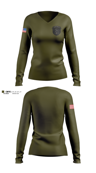 Womens Long Sleeve Vneck Shirt, SWAT, Police, Teamtime, Team time, sublimation, custom sports apparel, team uniforms, spirit wear, spiritwear, sports uniforms, custom shirts, team store, custom team store, fundraiser sports, apparel fundraiser
