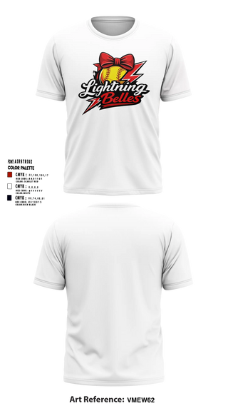 Short Sleeve Performance Shirt, Bluegrass Lightning Belles, Softball, Teamtime, Team time, sublimation, custom sports apparel, team uniforms, spirit wear, spiritwear, sports uniforms, custom shirts, team store, custom team store, fundraiser sports, apparel fundraiser