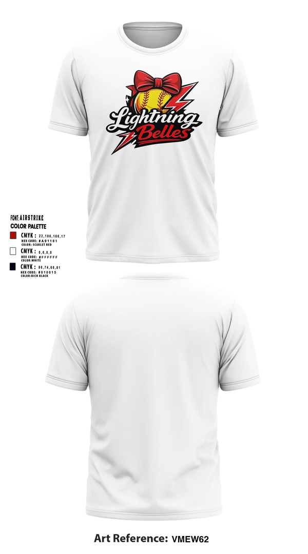 Short Sleeve Performance Shirt, Bluegrass Lightning Belles, Softball, Teamtime, Team time, sublimation, custom sports apparel, team uniforms, spirit wear, spiritwear, sports uniforms, custom shirts, team store, custom team store, fundraiser sports, apparel fundraiser
