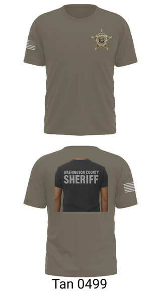 Short Sleeve Performance Shirt, Washington County Sheriff's Department, Police, Teamtime, Team time, sublimation, custom sports apparel, team uniforms, spirit wear, spiritwear, sports uniforms, custom shirts, team store, custom team store, fundraiser sports, apparel fundraiser