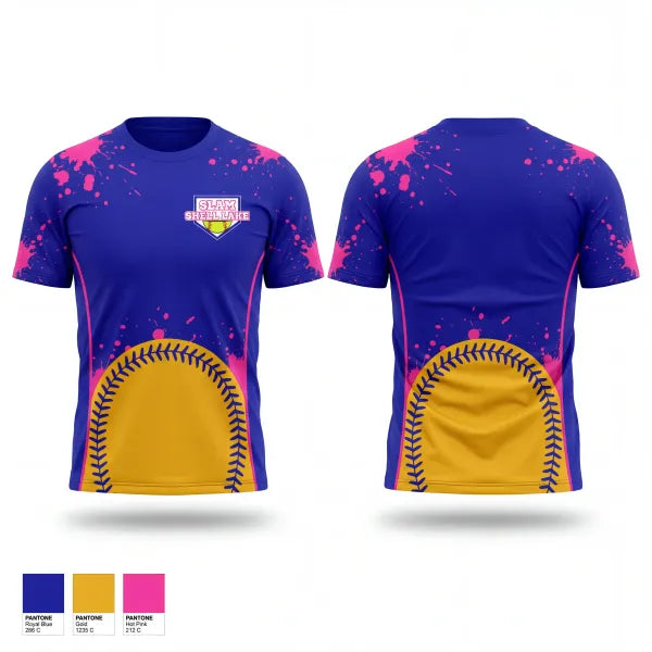 Short Sleeve Performance Shirt, Slam, Softball, Teamtime, Team time, sublimation, custom sports apparel, team uniforms, spirit wear, spiritwear, sports uniforms, custom shirts, team store, custom team store, fundraiser sports, apparel fundraiser