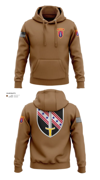 Hoodie, 6/54th SFAB, National Guard, Teamtime, Team time, sublimation, custom sports apparel, team uniforms, spirit wear, spiritwear, sports uniforms, custom shirts, team store, custom team store, fundraiser sports, apparel fundraiser