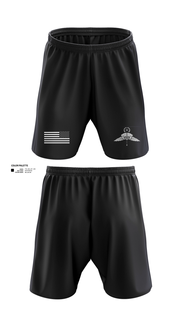 Athletic Shorts With Pockets, Military Free fall school, Army, Teamtime, Team time, sublimation, custom sports apparel, team uniforms, spirit wear, spiritwear, sports uniforms, custom shirts, team store, custom team store, fundraiser sports, apparel fundraiser