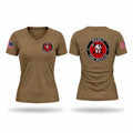 Paoli Fire Dept Women's Short Sleeve V-neck Shirt - 1