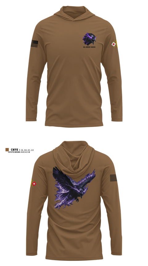 Long Sleeve hooded sunshirt, 4th MDEB SigCo, Army, Teamtime, Team time, sublimation, custom sports apparel, team uniforms, spirit wear, spiritwear, sports uniforms, custom shirts, team store, custom team store, fundraiser sports, apparel fundraiser
