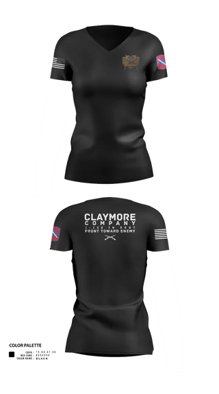 Womens Short Sleeve Vneck Shirt, C CO 1-138 IN REGT, , Teamtime, Team time, sublimation, custom sports apparel, team uniforms, spirit wear, spiritwear, sports uniforms, custom shirts, team store, custom team store, fundraiser sports, apparel fundraiser